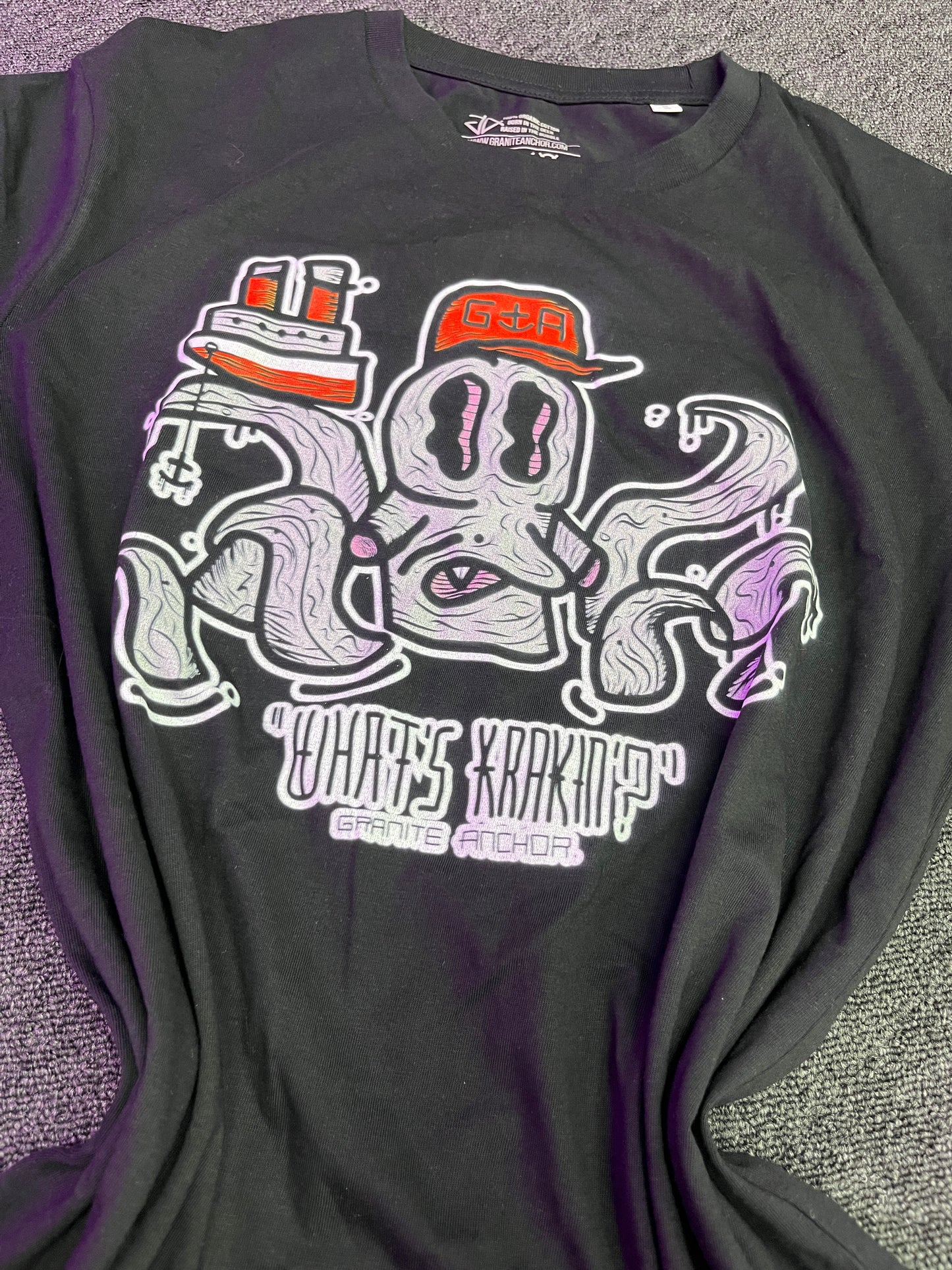 Black T-Shirt - What’s Krakin