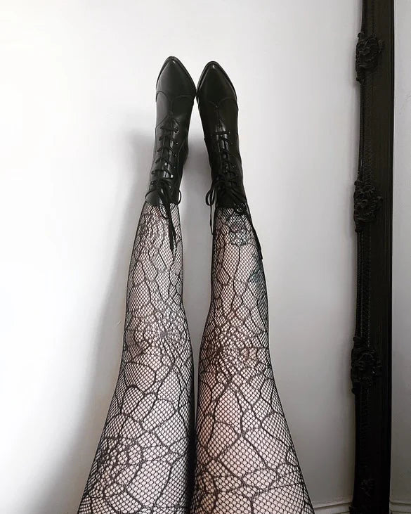 Cobweb Fishnet Tights