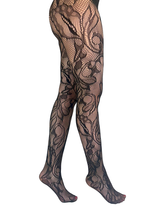 Botanical Net Tights