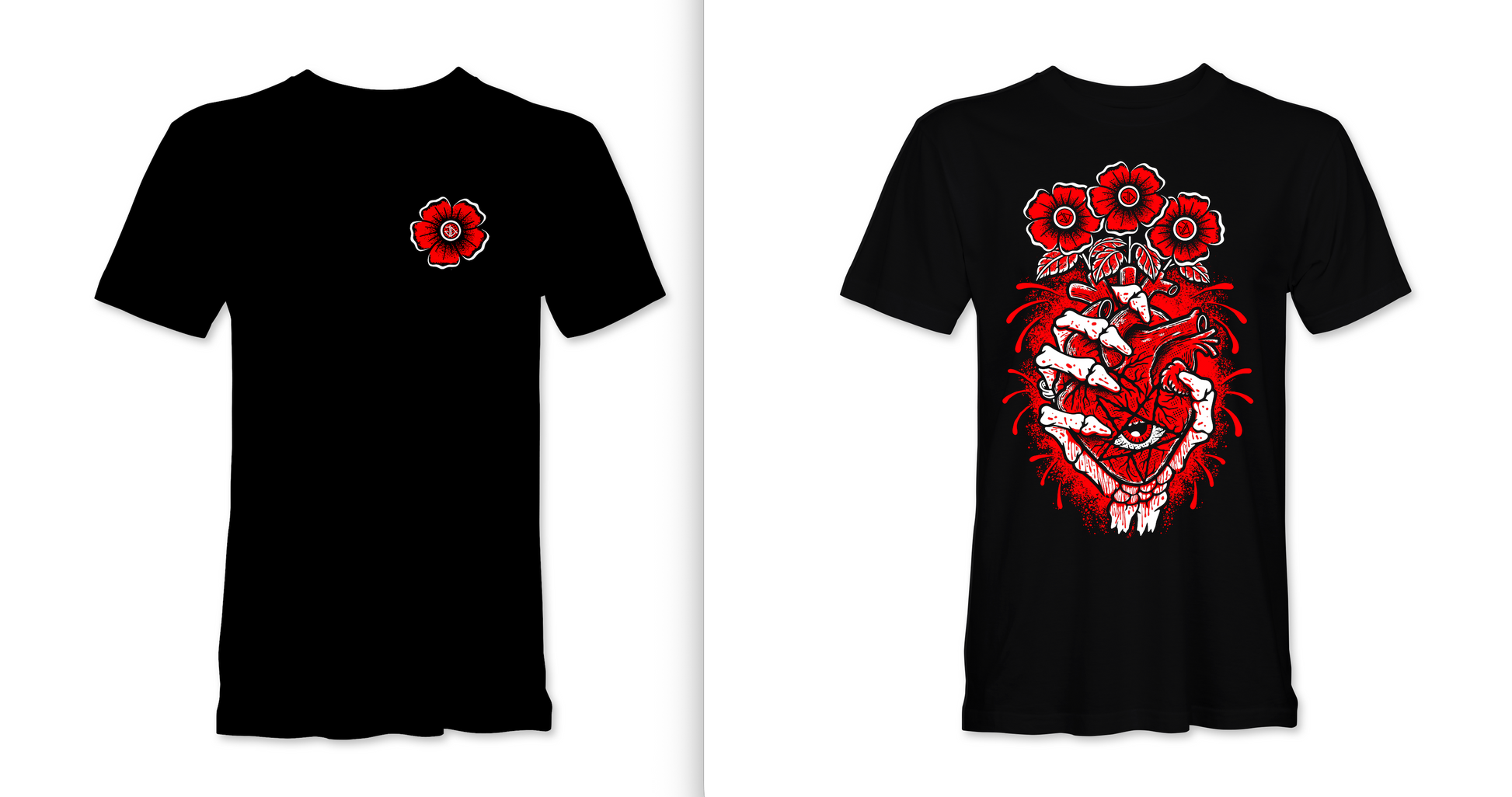 Crush on the heart back print by Granite Anchor. Amazing print clothing perfect for presents