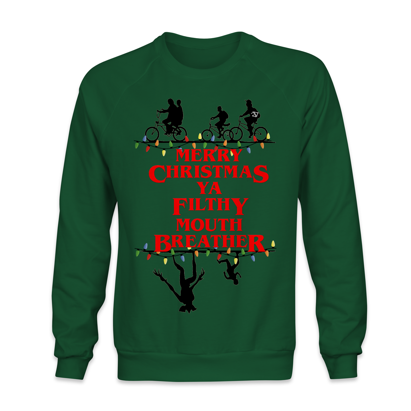 Filthy Mouth Breather Christmas Jumper