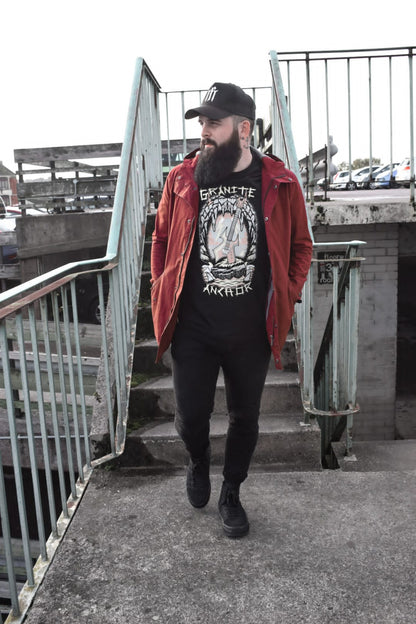 Granite rock black tee by granite anchor clothing