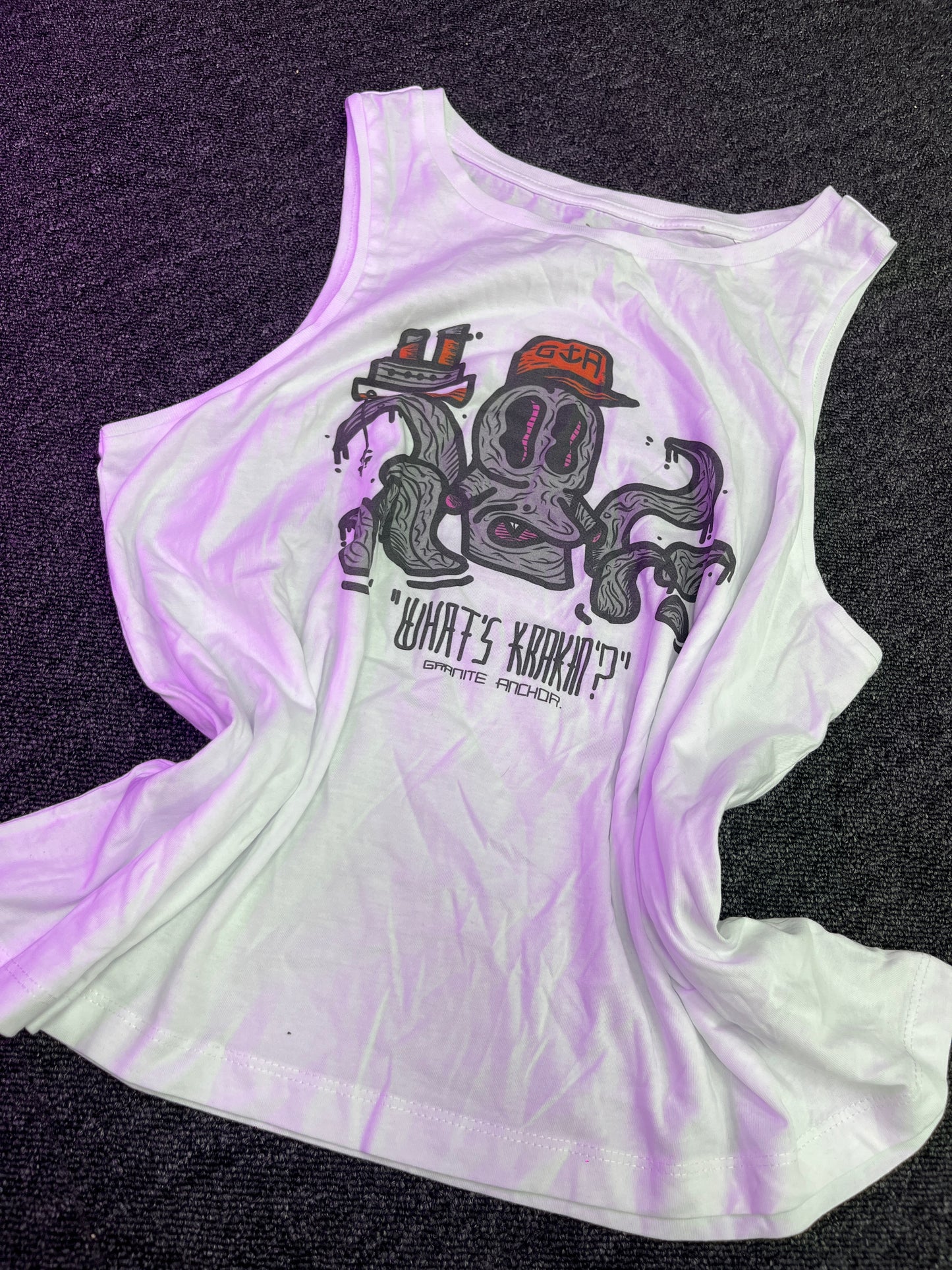 White Ladies Crop Vest Top  - What’s Krakin