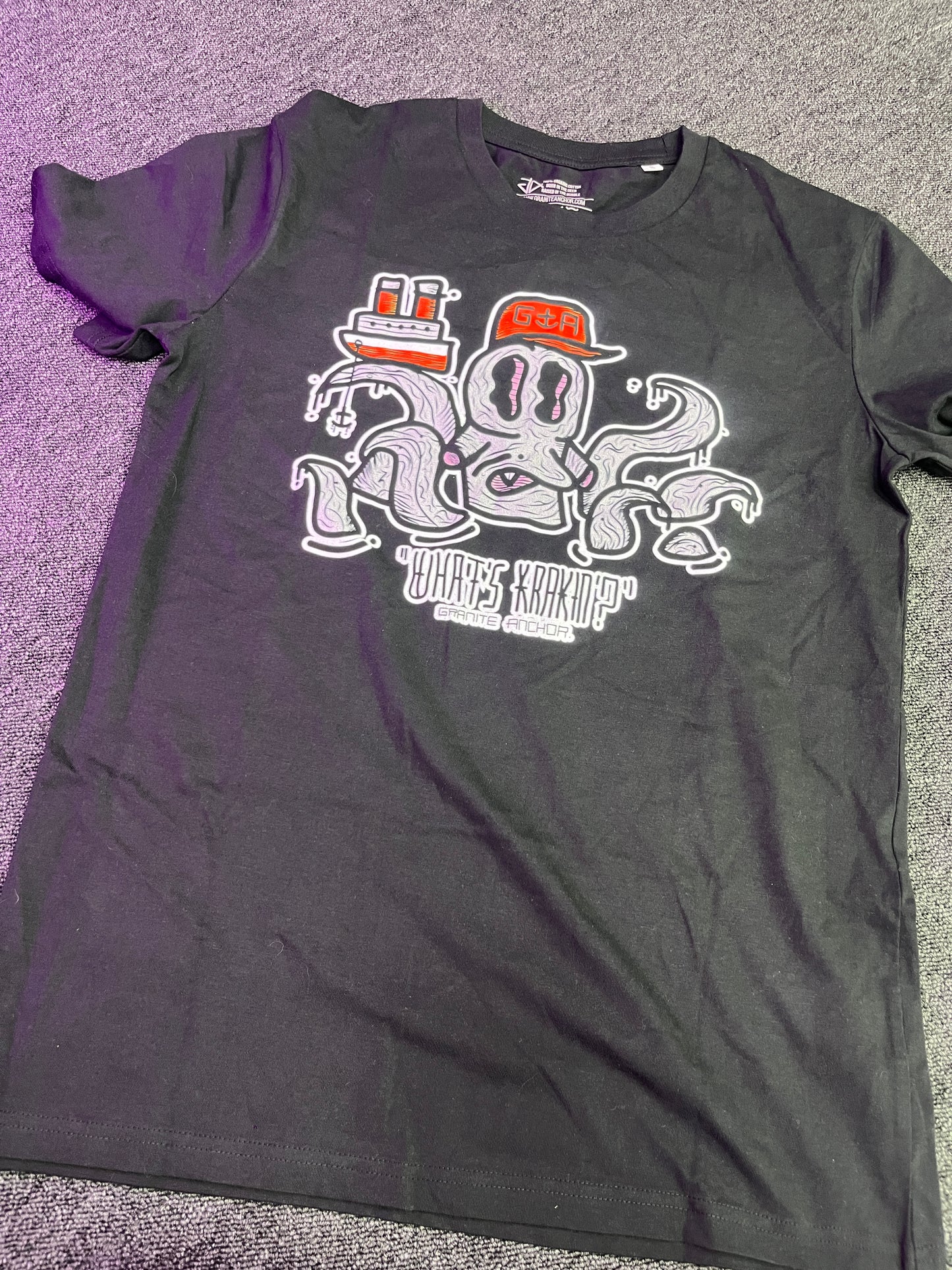 Black  T-Shirt  - What’s Krakin