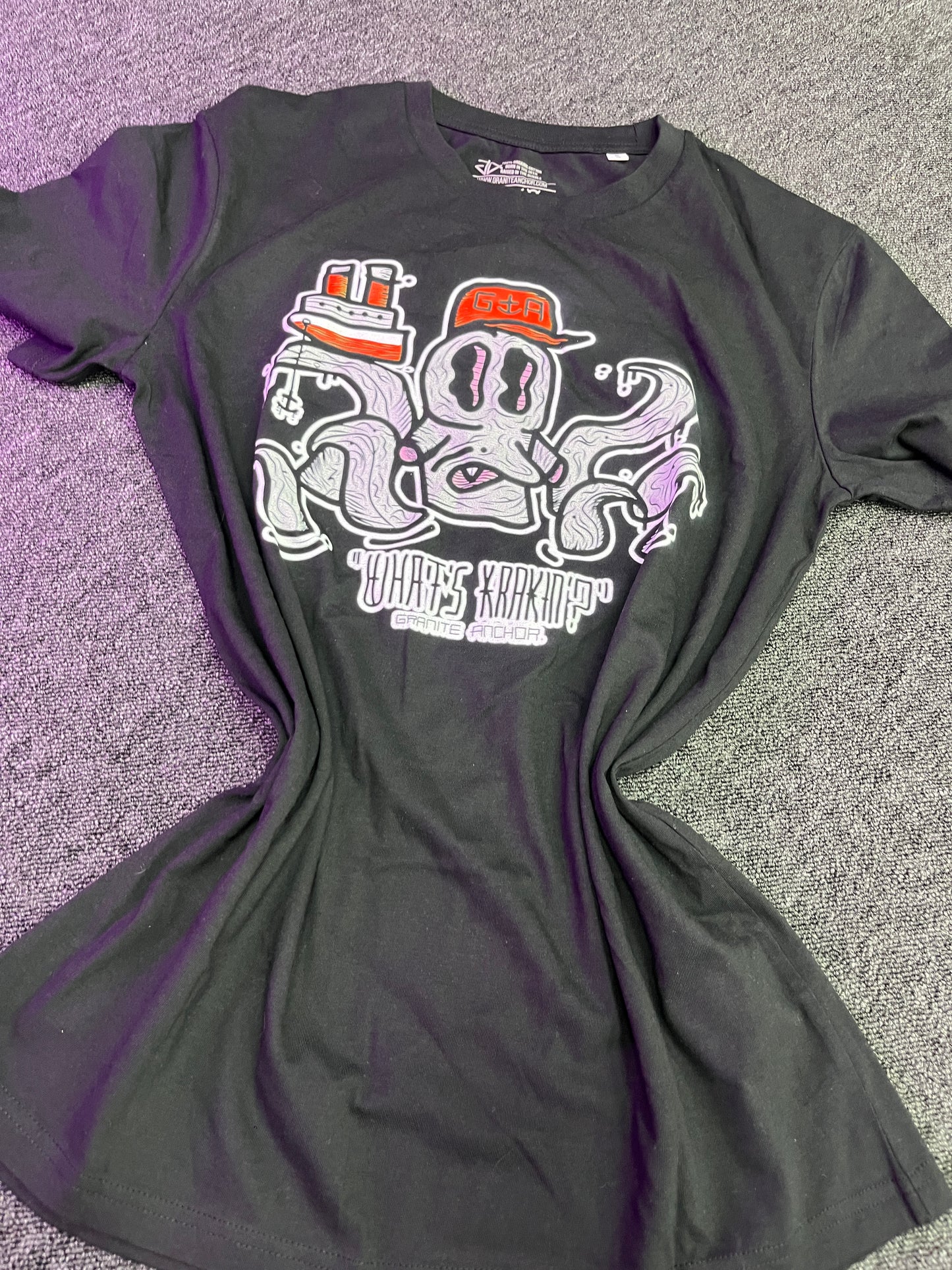 Black  T-Shirt  - What’s Krakin