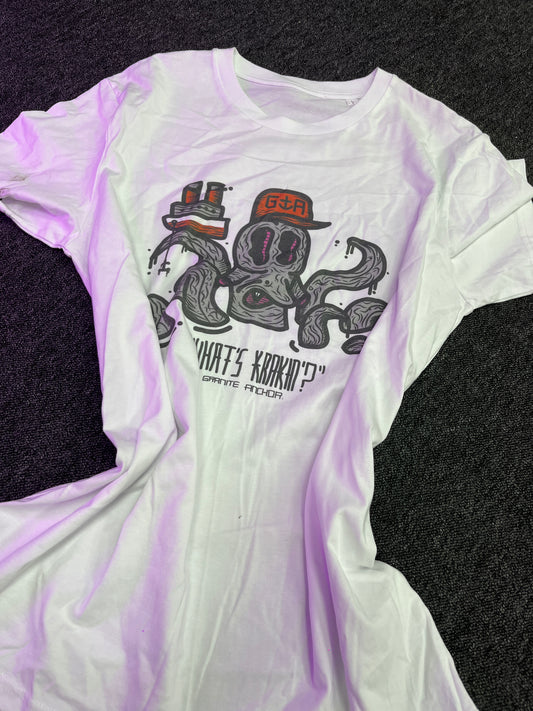 White T-Shirt  - What’s Krakin