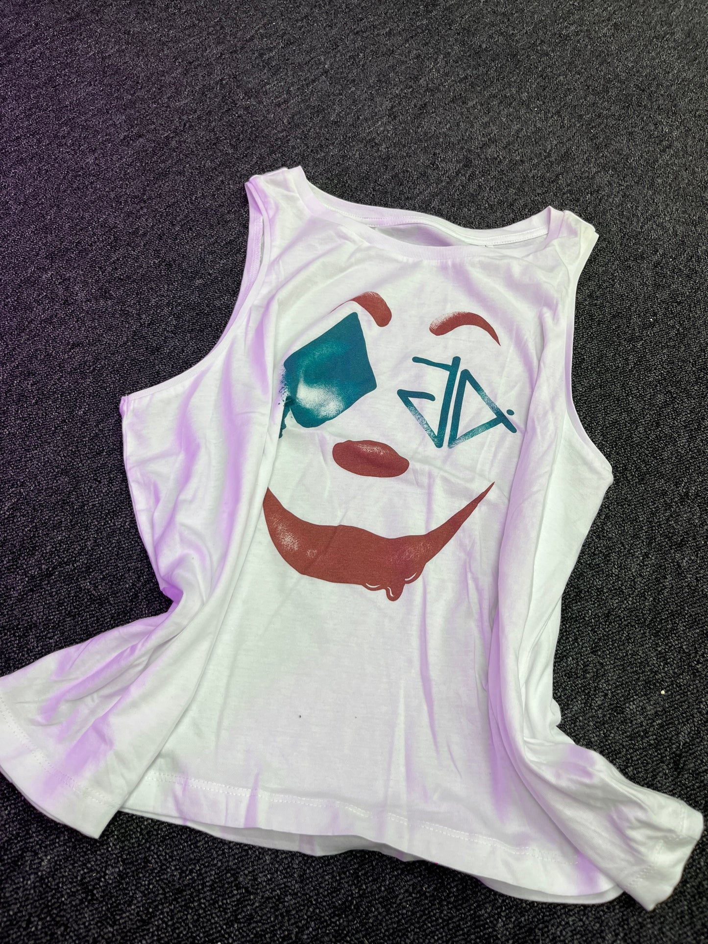 White Vest Top   - Crying With Laughter