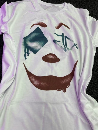 White TShirt  - Crying With Laughter