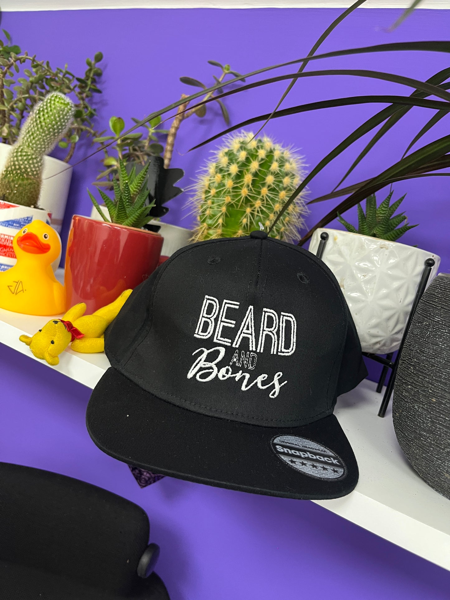 Black SnapBack - Beard and Bones