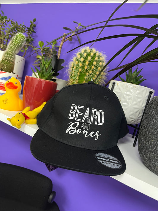 Black SnapBack - Beard and Bones