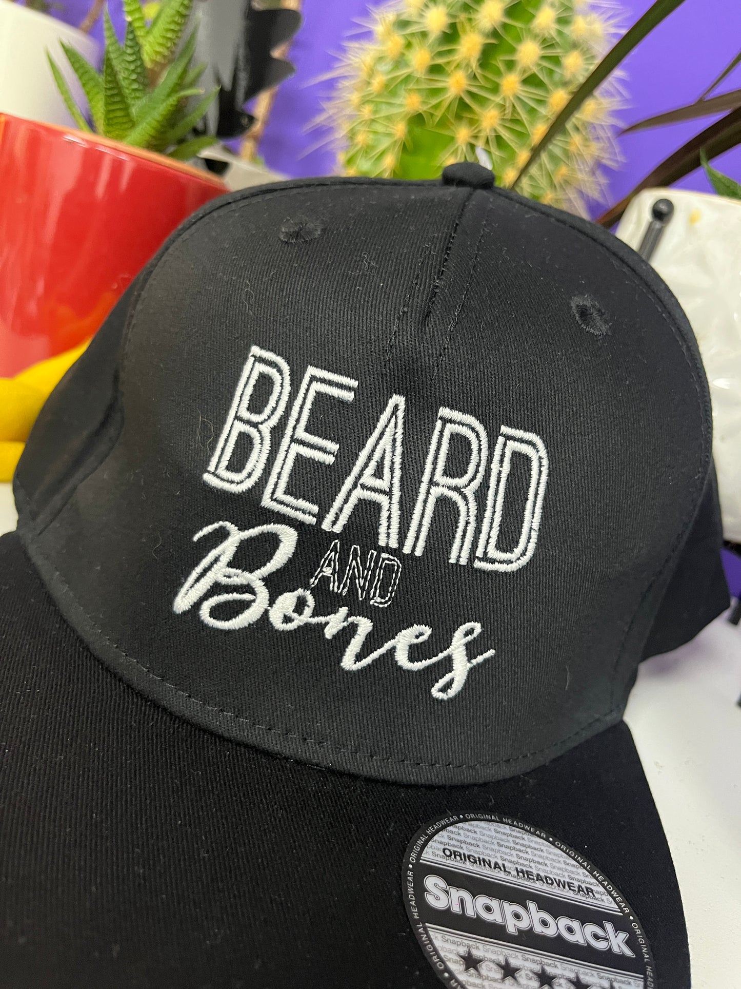 Black SnapBack - Beard and Bones