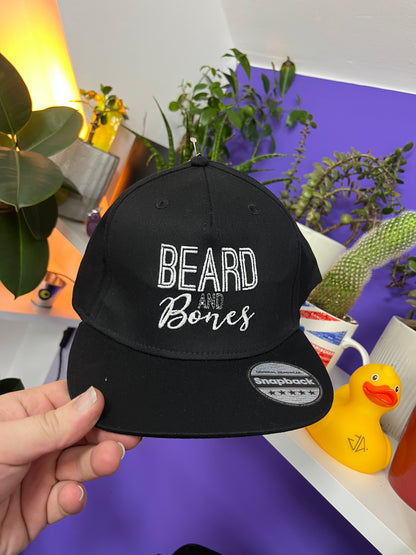 Black SnapBack - Beard and Bones