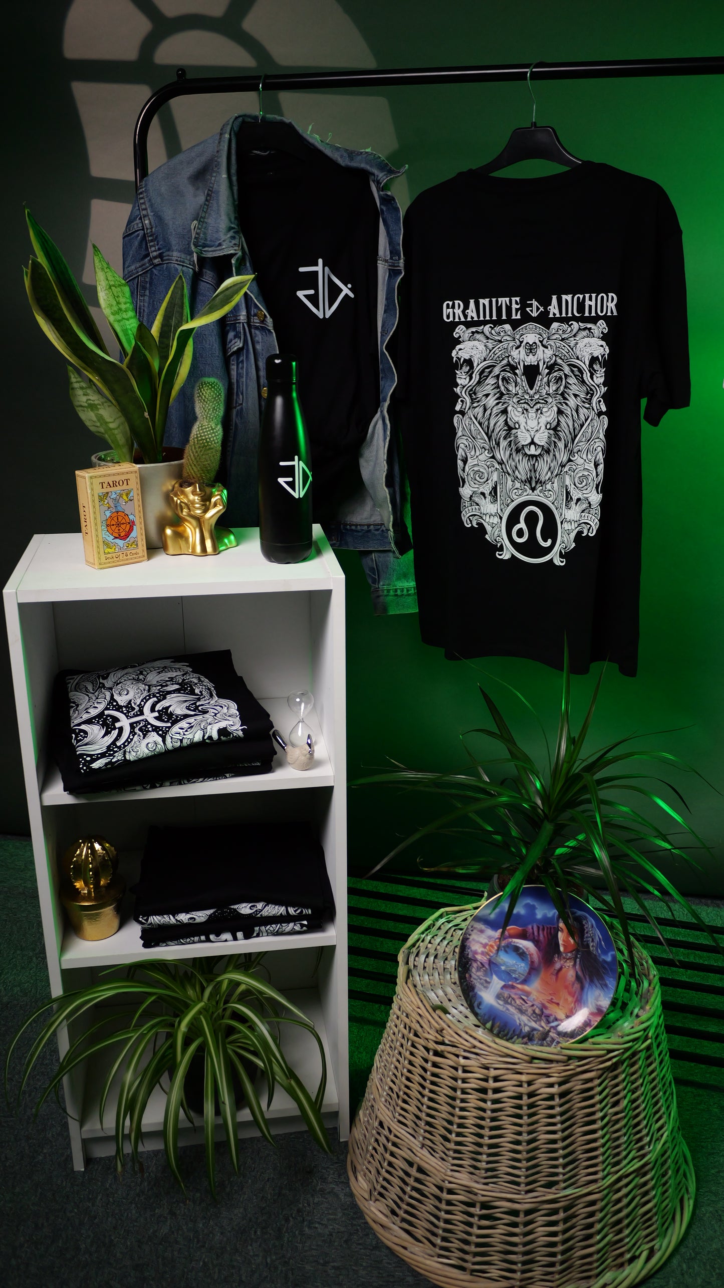 Leo Zodiac T-Shirt - Star signs amazing tattoo inspired star sign t-shirt 
Leo | Granite Anchor Clothing | VaVaVoom Videos Photography