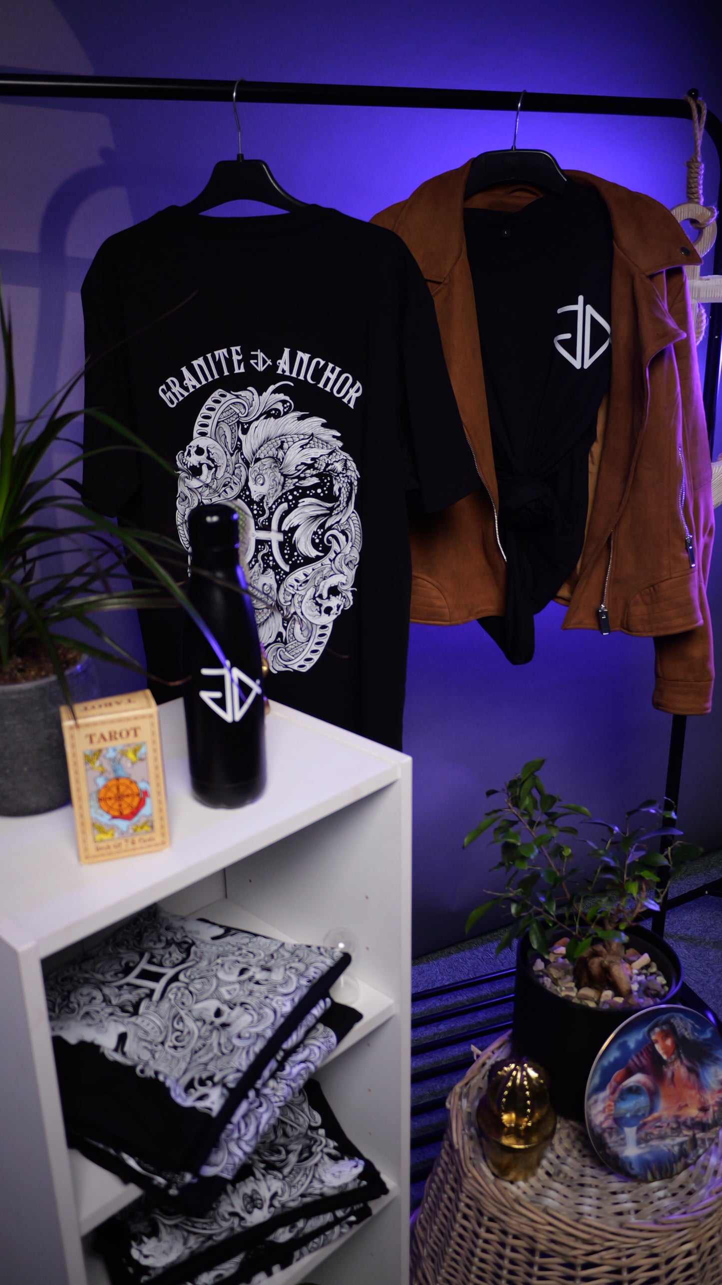 Pisces Zodiac T-Shirt - Star signs amazing tattoo inspired star sign t-shirt 
Pisces | Granite Anchor Clothing | VaVaVoom Videos Photography