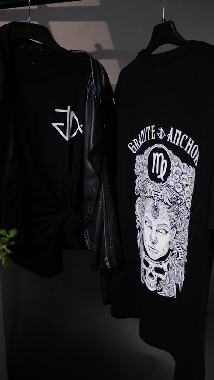 Virgo Zodiac T-Shirt - Star signs amazing tattoo inspired star sign t shirt 
Virgo M Granite Anchor Clothing