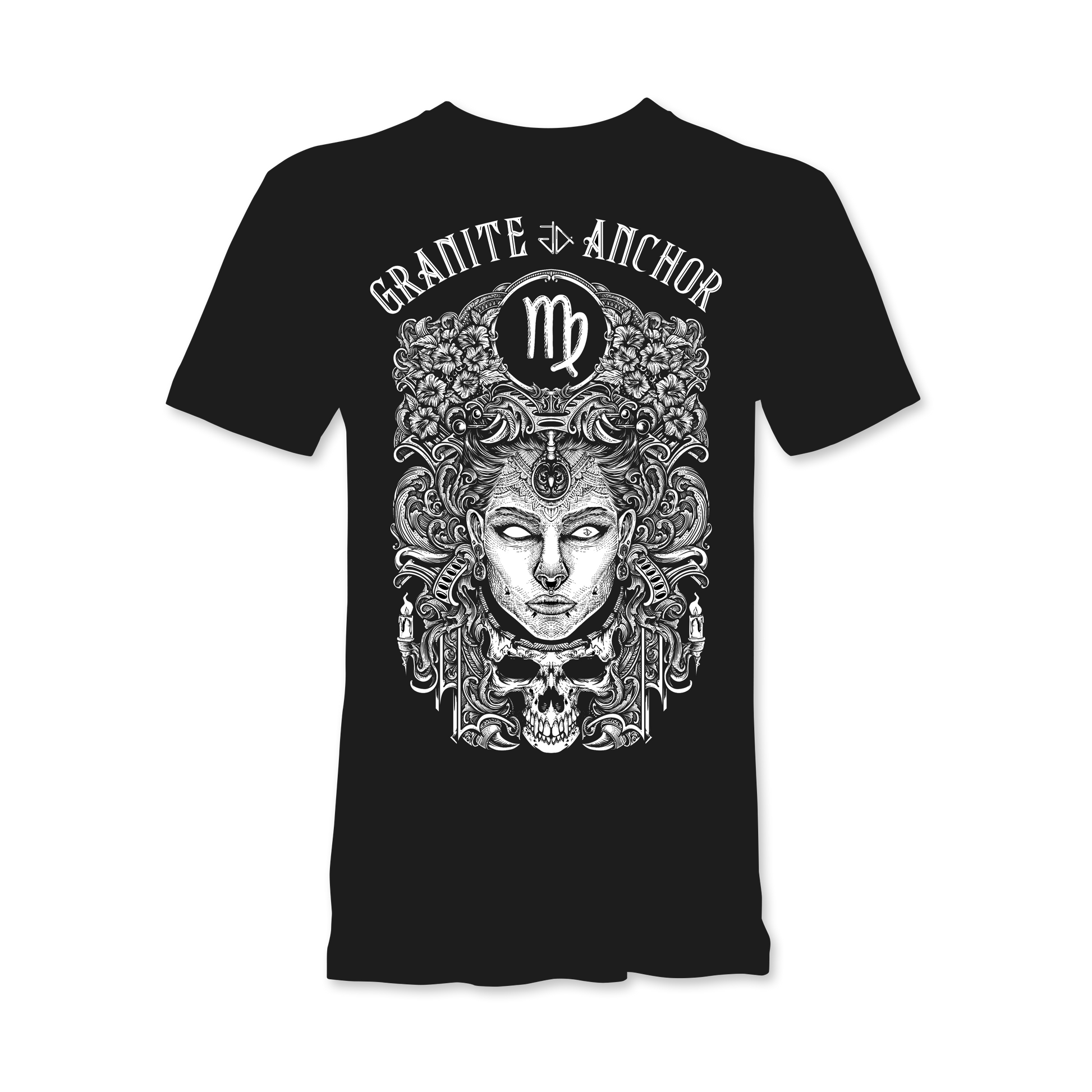 Virgo Zodiac T-Shirt - Star signs amazing tattoo inspired star sign t shirt 
Virgo M