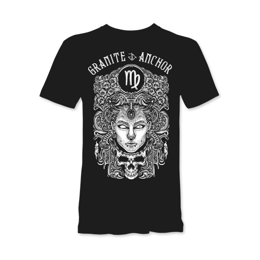 Virgo Zodiac T-Shirt - Star signs amazing tattoo inspired star sign t shirt 
Virgo M