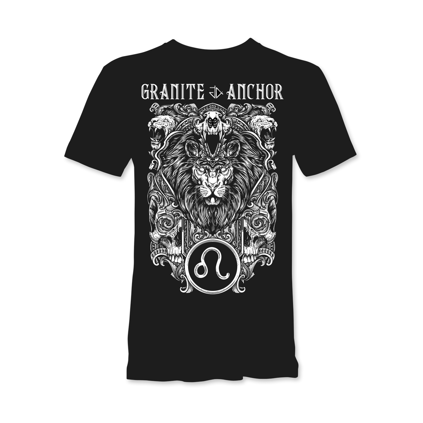 Leo Zodiac T-Shirt - Star signs amazing tattoo inspired star sign t-shirt 
Leo | Granite Anchor Clothing