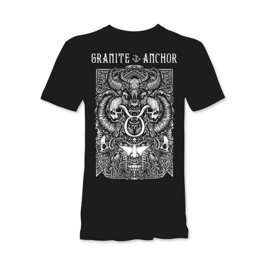Taurus Zodiac T-Shirt - Star signs amazing tattoo inspired star sign tee 
 Taurus | Granite Anchor Clothing
