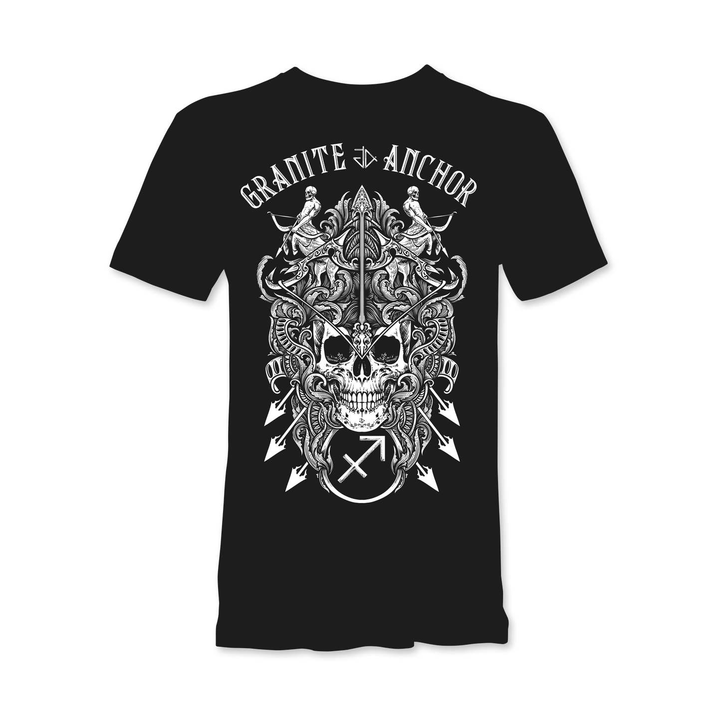 Sagittarius Zodiac T-Shirt - Star signs amazing tattoo inspired star sign t-shirt 
Sagittarius | Granite Anchor Clothing